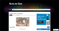 Desktop Screenshot of blogdogianfranco.wordpress.com