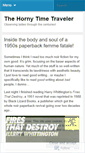 Mobile Screenshot of hornytimetraveler.wordpress.com