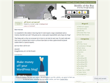Tablet Screenshot of middleofthebus.wordpress.com