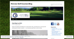 Desktop Screenshot of kinrossgolfcourses.wordpress.com