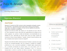 Tablet Screenshot of fazinhos.wordpress.com