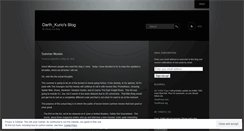 Desktop Screenshot of kurio102.wordpress.com