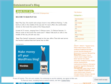 Tablet Screenshot of getsiamtravel.wordpress.com