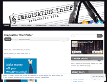 Tablet Screenshot of imaginationthief.wordpress.com