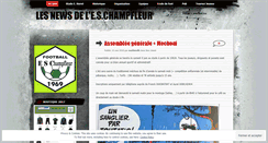 Desktop Screenshot of eschampfleur.wordpress.com