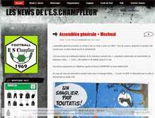 Tablet Screenshot of eschampfleur.wordpress.com