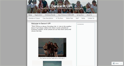 Desktop Screenshot of danceitup.wordpress.com