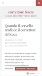 Mobile Screenshot of correttricedibozze.wordpress.com
