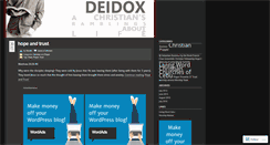 Desktop Screenshot of deidox.wordpress.com