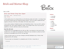 Tablet Screenshot of bmshop.wordpress.com