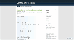 Desktop Screenshot of centralcheckpoint.wordpress.com