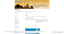 Desktop Screenshot of glaube.wordpress.com