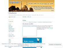 Tablet Screenshot of glaube.wordpress.com