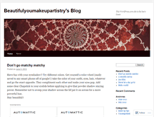 Tablet Screenshot of beautifulyoumakeupartistry.wordpress.com