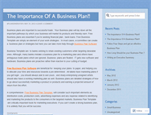 Tablet Screenshot of businessplangenerator.wordpress.com