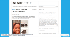 Desktop Screenshot of infinitestyle4u.wordpress.com