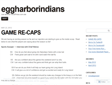 Tablet Screenshot of eggharborindians.wordpress.com