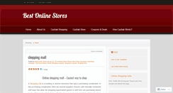 Desktop Screenshot of bestonlinestores.wordpress.com