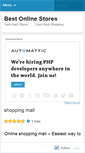 Mobile Screenshot of bestonlinestores.wordpress.com