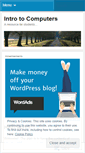 Mobile Screenshot of introtocomputers.wordpress.com