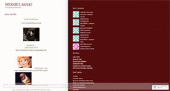 Desktop Screenshot of istanbulsanat.wordpress.com