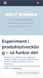 Mobile Screenshot of heltsonika.wordpress.com