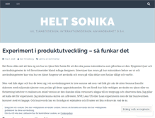 Tablet Screenshot of heltsonika.wordpress.com