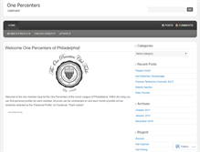 Tablet Screenshot of 1percenters.wordpress.com