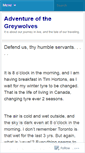Mobile Screenshot of greywolves.wordpress.com