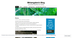 Desktop Screenshot of miriamgalera.wordpress.com