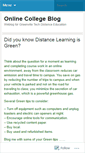 Mobile Screenshot of collegeonline.wordpress.com