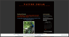 Desktop Screenshot of naturefreakdd.wordpress.com