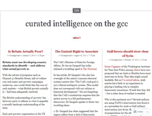 Tablet Screenshot of curatedgcc.wordpress.com