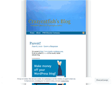 Tablet Screenshot of crazycatfish.wordpress.com