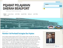 Tablet Screenshot of ppdbeaufort.wordpress.com