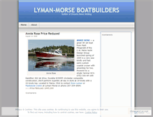 Tablet Screenshot of lymanmorse.wordpress.com