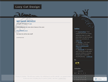 Tablet Screenshot of lazycatdesign.wordpress.com