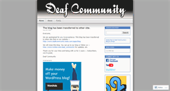 Desktop Screenshot of dfcommunity.wordpress.com