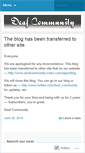 Mobile Screenshot of dfcommunity.wordpress.com