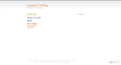 Desktop Screenshot of inyxhero.wordpress.com