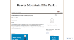 Desktop Screenshot of bikethebeav.wordpress.com