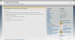 Desktop Screenshot of guerraseternas.wordpress.com