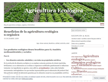 Tablet Screenshot of agriculturaecologica.wordpress.com