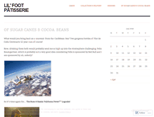Tablet Screenshot of littlefootpastry.wordpress.com