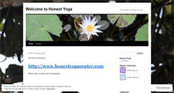 Desktop Screenshot of honestyoga.wordpress.com