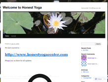 Tablet Screenshot of honestyoga.wordpress.com