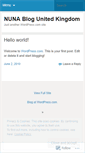 Mobile Screenshot of nunauk.wordpress.com