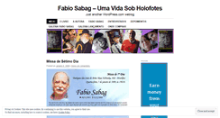 Desktop Screenshot of fabiosabag.wordpress.com