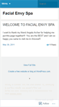 Mobile Screenshot of facialenvy.wordpress.com