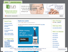 Tablet Screenshot of irunbusinessintelligence.wordpress.com